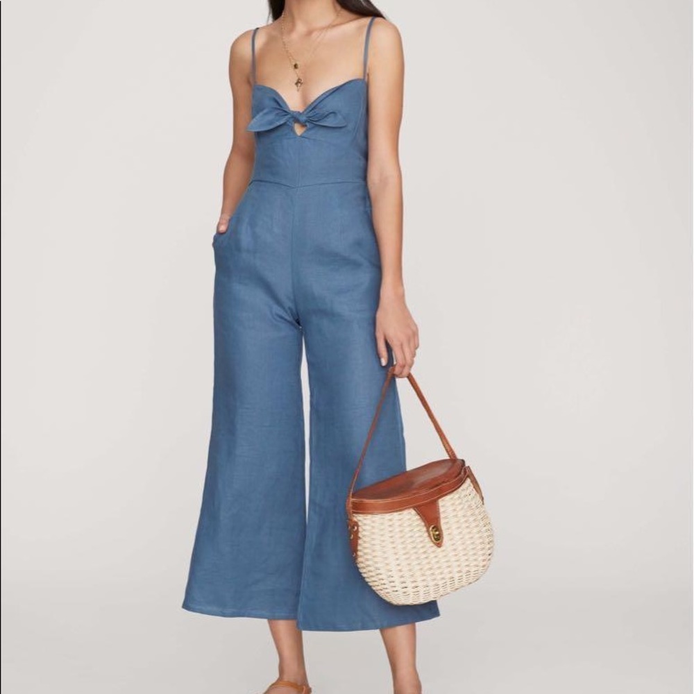 Faithful the brand- Presley denim jumpsuit NWOT